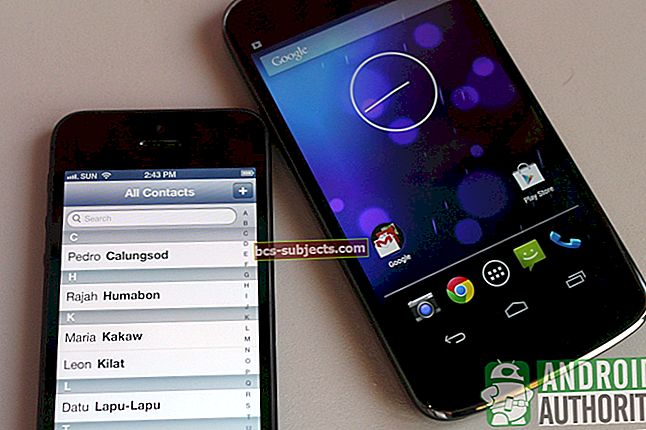 Pārsūtīt kontaktus no iPhone uz Android; Kā
