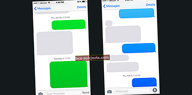 Jak zjistit, zda odesíláte iMessage nebo textovou zprávu (SMS)