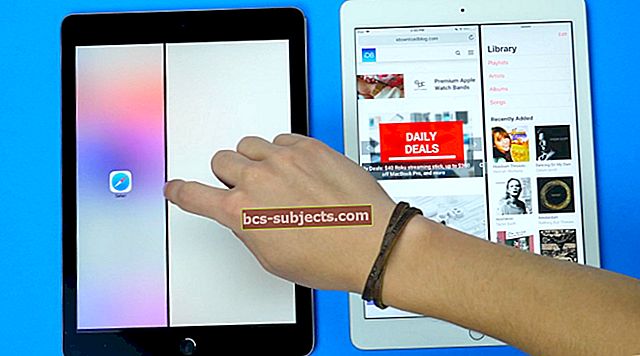 Jak zavřít aplikace v iPadu multitasking Split View nebo Slide-Over