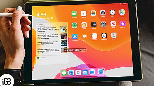 Jak odebrat widgety z domovské obrazovky iPadu se systémem iPadOS